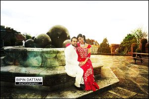couple portrait after by harrow photographer after registry wedding at Harrow school