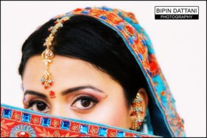 pre marriage north indian wedding brides portrait