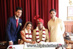 Register wedding witnesses at hare krishna mandir