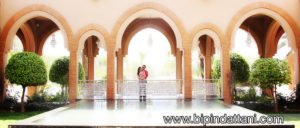 portraits after wedding day at Hotel Pullman Marrakech Palmeraie Resort and Spa