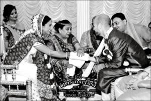 modern kanyadan marriage ceremony in an Indian wedding ceremony