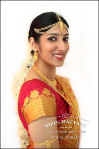 tamil hindu bridal portrait before wedding