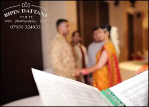 bride and grooms registry wedding photography prior to hindu tamil wedding