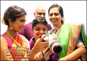 natural candid image of guest for Anjalis tamil wedding photography london