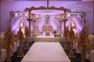 hilton t5 indian wedding mandap stage setup