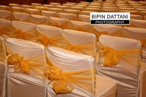 oshwal centre wedding chair setup for large capacity indian wedding