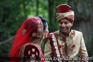 indian couples post wedding portrait in a wholly modern way